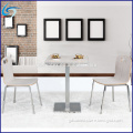 Modern stainless steel cocktail table / cafe table chair set